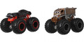 Hot Wheels Monster Trucks Vehicle 2-pack 1:64 FYJ64, 1pc, assorted colours, 3+