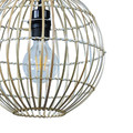 GoodHome Pendant Lamp Dacite 1 x 40W E27 28cm, light bamboo