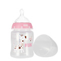 NUK First Choice Plus Baby Bottle with Temperature Control 150ml 0-6m, pink