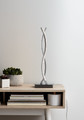 GoodHome Table Lamp LED Alani, chrome