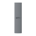 GoodHome Wall-mounted Bathroom High Cabinet Himalia 160 cm, grey