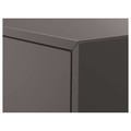 EKET Wall-mounted cabinet combination, dark grey, 140x35x53 cm