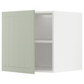METOD Top cabinet for fridge/freezer, white/Stensund light green, 60x60 cm