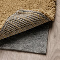 SKRIFTSPRÅK Rug, low pile, yellow-brown/dark blue, 170x240 cm