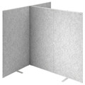 SIDORNA Room divider, grey, 162x160x195 cm