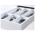 MAXIMERA Drawer, low, white, 40x60 cm