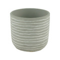 Ceramic Plant Pot GoodHome 10.5 cm, stripe