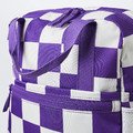 STARTTID Backpack, white/bright lilac, 27x9x38 cmx12 l