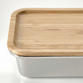 IKEA 365+ Lid, rectangular, bamboo, 21x15 cm