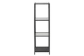 Shelving Unit Seaford VI, black ash