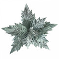 Christmas Decoration Artificial Flower Glitter Poinsettia, 1pc, assorted colours