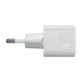 GreenCell Charger GC PowerGaN EU Plug 33W PD 3.0 QC 3.0 USB-C, white