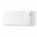 METOD Wall cabinet horizontal, white/Ringhult white, 80x40 cm