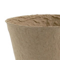 GoodHome Natural Paper Pulp Plant Pot 8cm 24pcs