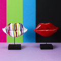 Decoration Lips, red