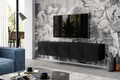 Wall-mounted TV Cabinet Asha 200 cm, matt black