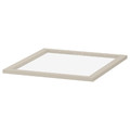 KOMPLEMENT Glass shelf, beige, 50x58 cm