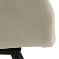 Upholstered Chair Lola, auto return, velvet, sand