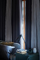 HILLEBORG Block-out curtains, 1 pair, grey, 145x300 cm