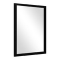 Mirror 50x70 cm, matt black frame