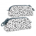 School Pencil Case Dalmatian, black & white, 1pc