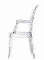 Chair Queen Arm, transparent