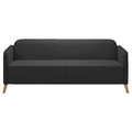 LINANÄS 3-seat sofa, Vissle dark grey