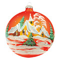 Christmas Bauble 150 mm, glass, 1pc, random colours