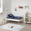 MINNEN Extendable bed, white, 80x200 cm