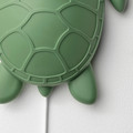 BLÅVINGAD LED wall lamp, turtle/green