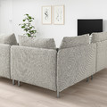 SÖDERHAMN Corner sofa, 3-seat, Viarp beige/brown