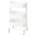 RÅSHULT Trolley, white, 38x28 cm