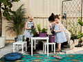 UTTER Children's table, in/outdoor, white