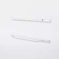 GoodHome Cabinet Strip Handle aluminium 297 mm, 2 pack