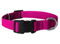 CHABA Dog Collar Adjustable Smooth 20mm/46cm, fuchsia