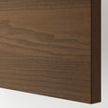 STENSTA Drawer front, dark brown ash veneer, 80x40 cm