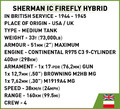 COBI Blocks Sherman IC Firefly Hybrid 600pcs 8+