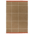 GÅSHIRS Rug, high pile, brown/handmade, 200x300 cm