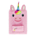 Plush Notebook Diary Unicorn