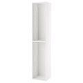 METOD High cabinet frame, white, 40x37x200 cm