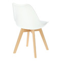 Dining Chair Norden Cross PP, white