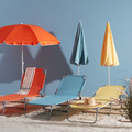 Garden Parasol Umbrella Curacao 180 cm, orange