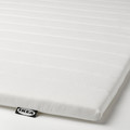 NÄSFJÄLLET Mattress pad, white, 140x200 cm