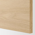 ENHET Storage combination, white/oak effect, 139x63.5 cm