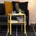 KNARREVIK Bedside table, bright yellow, 42x34 cm