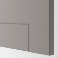 ENHET Storage combination, white/grey frame, 123x63.5x207 cm