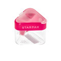 Starpak Double Plastic Sharpener Triangle, pink