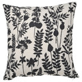 ROTVECKLARE Cushion cover, white/anthracite, 50x50 cm