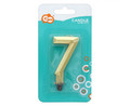 Birthday Candle 7 Diamond 7.6cm, gold