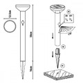 MacLean Solar LED Lamp with Motion Sensor MCE465c/m